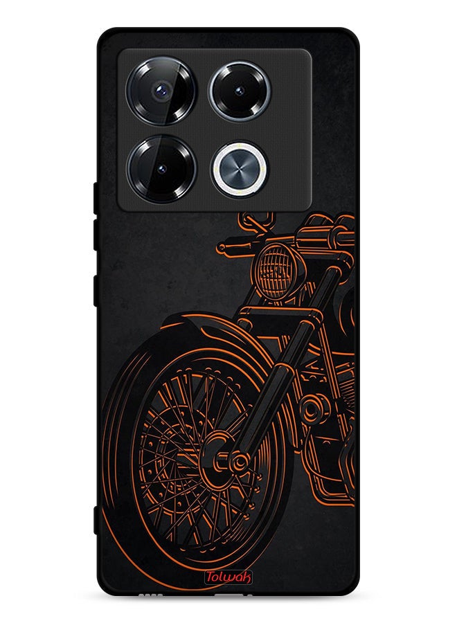 Tolwak Infinix Note 40 Pro 5G Protective Case Cover Vintage Bike - Image 1