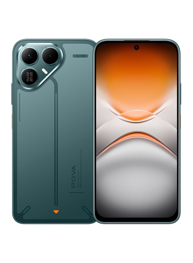 TECNO Pova 8 5G 8GB RAM 256GB Echo Green + Tecno TWS + 180 days screen warranty + 2 years battery replacement warranty + 256GB Cloud storage for 2 years + 2 years International Warranty - Global Version - Image 2