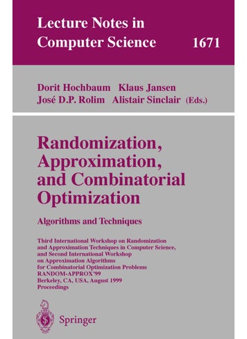 Randomization, Approximation, and Combinatorial Op: Third International Workshop on Randomization and - pzsku/ZE95D073B1B505BA27FBBZ/45/1749041364/78db1546-4070-4a7e-a6ab-a74440ca6b86