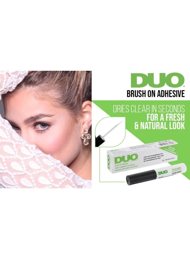 DUO Brush-On Stiplash Adhesive Eye Lash Glue Clear Pack of 2 - Image 3