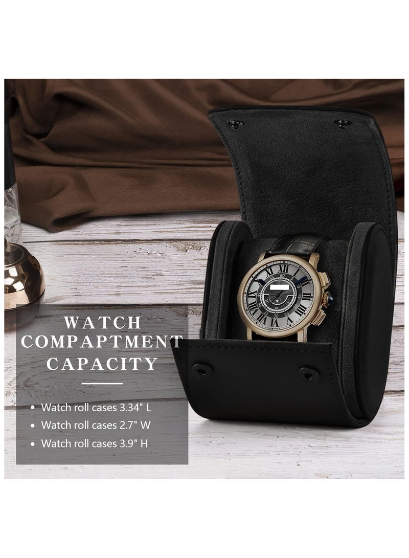 أنمي منظم ساعات، صندوق ساعات مع حامل وسادة مخملية قابلة للإزالة (أسود) - Image 4