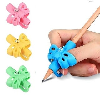 AIMERS 3Pack Butterfly Silicone Pencil Grips for Kids Ergonomic Handwriting Aid Posture Correction Tool Pen Gripper for Preschool Children Ecofriendly Writing Trainer for Toddlers - pzsku/ZE95D227A8EBB3F6B04E4Z/45/1745821269/eda72624-db4e-43d6-a049-67184443169b