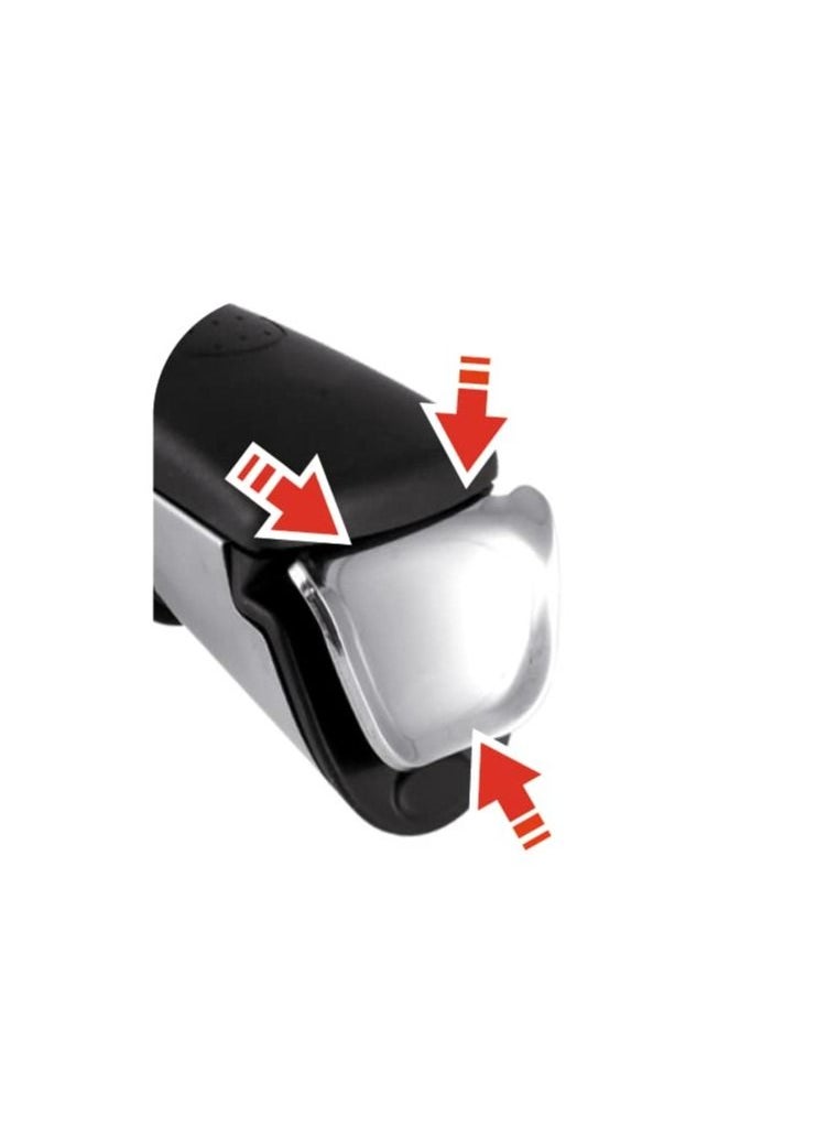 Tefal - Tefal Ingenio L99330 Premium Handle Removable With Red or Black Button Compatible With All Tefal Ingenio Pans and Pots 100 Percent Safe Black Ingenio Handle Stainless Steel Insert - Image 1