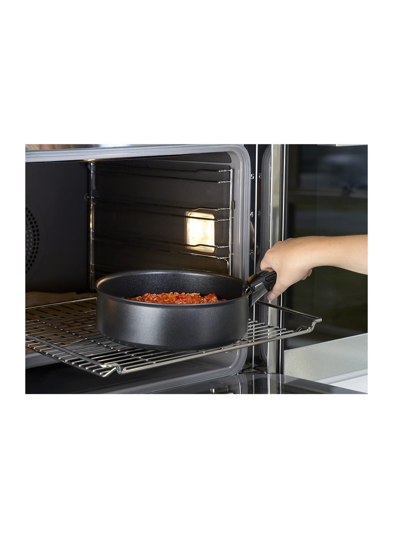 Tefal - Tefal Ingenio L99330 Premium Handle Removable With Red or Black Button Compatible With All Tefal Ingenio Pans and Pots 100 Percent Safe Black Ingenio Handle Stainless Steel Insert - Image 1