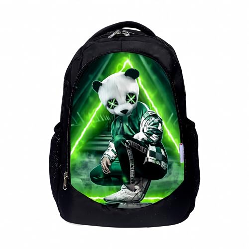 Myfav MY FAV 16 Inch Anime Design Printed Backpack | Durable Polyester 30L Anime Print Bag | Multiuse Laptop Backpack for School, College, Office & Travel | Long-Lasting Print | Spacious & Lightweight - Image 1