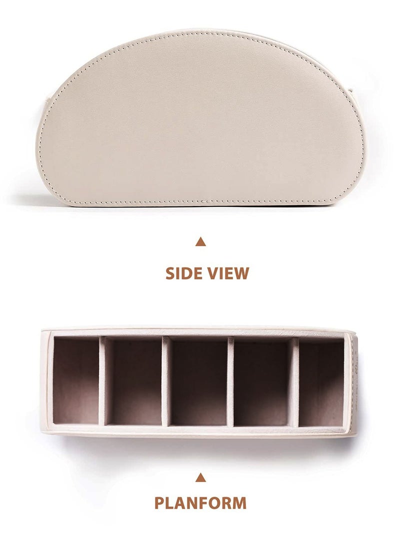 Remote Control Holder and Organizer - Multifunctional Desk Storage Box with 5 Compartments - Image 4