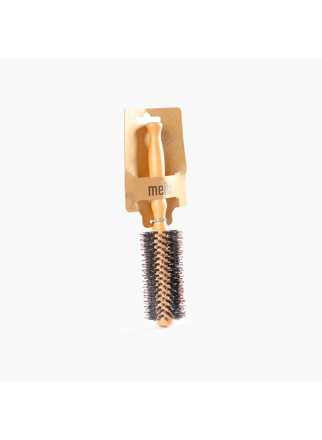 mella Mella Wooden Handle Round Hair Brush