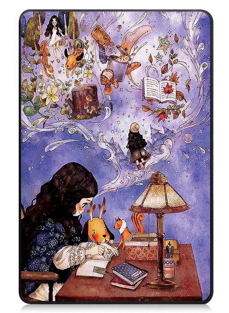 Theodor Protective Flip Case For Samsung Galaxy Tab A9 Plus With Trifold Stand Auto Wake Sleep Shockproof Cover Writer imagination - Image 1