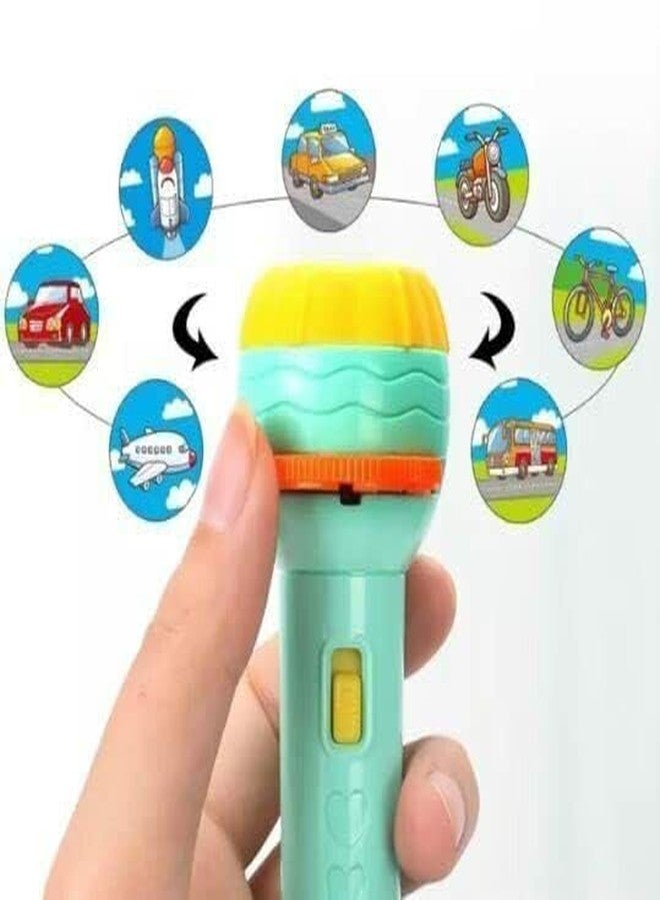 Crazy Buy CrazyBuy 3 Slide Projector Torch | 24 Pattern Flashlight Learning Toy for Kids (Multicolor) - Image 2