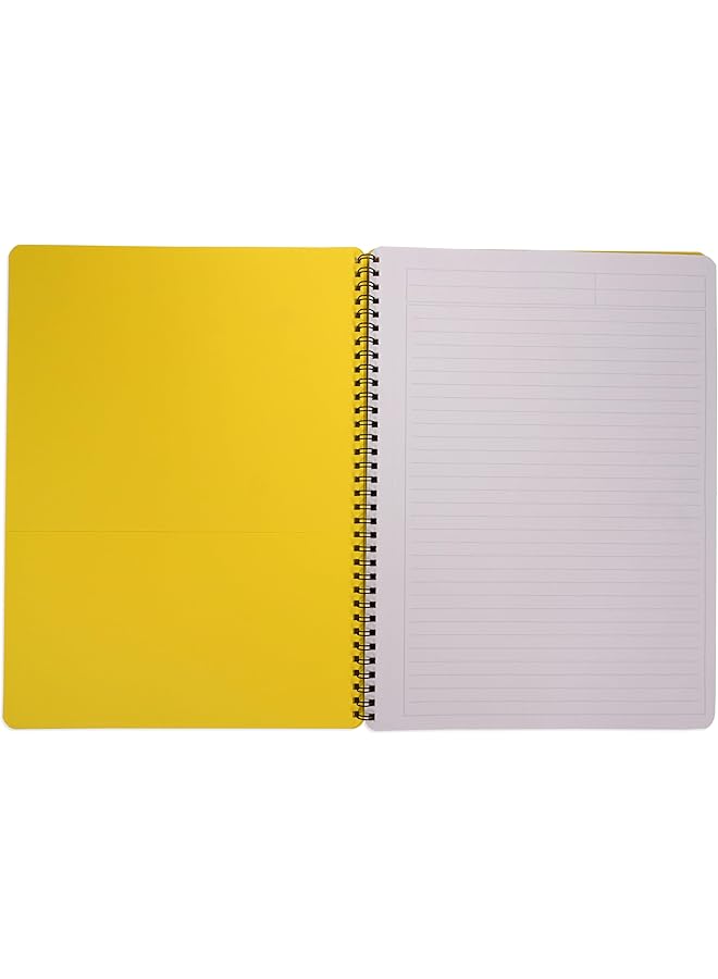 erorex University Book Spiral Pp Neon Soft Cover 1 Subject A4 Size 210X297Mm 40 Sheets Lemon Color Fsub1Spple - Image 5