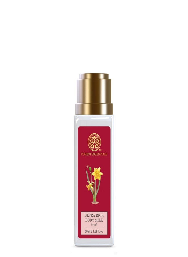 Forest Essentials Ultra-Rich Body Milk Nargis|Hydrates & Nourishes|Lightweight Moisturiser For Men And Women - Image 1