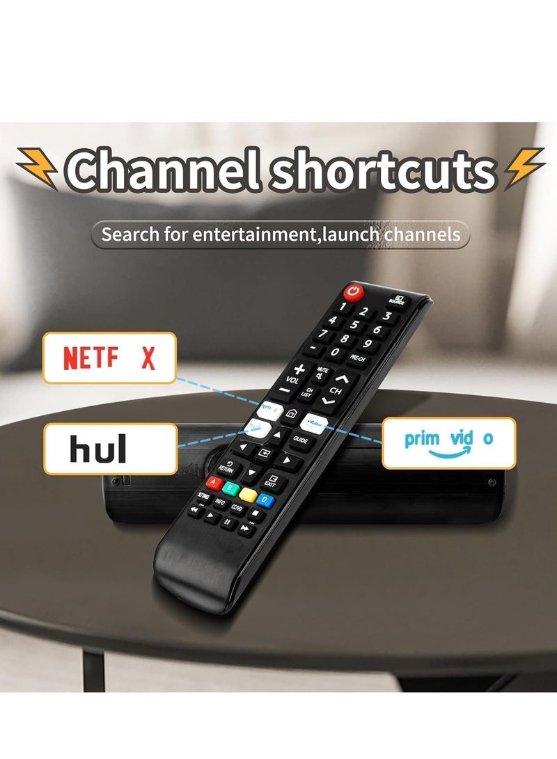 BLUMENiT 【Pack of 2】 Universal Remote for TV – Replacement Compatible with Smart TV, LED, LCD, HDTV, 3D, Series TV | No Setup Required, Plug & Play, Strong Infrared Signal, Durable & Lightweight Remote Control for Easy TV Navigation - Image 5