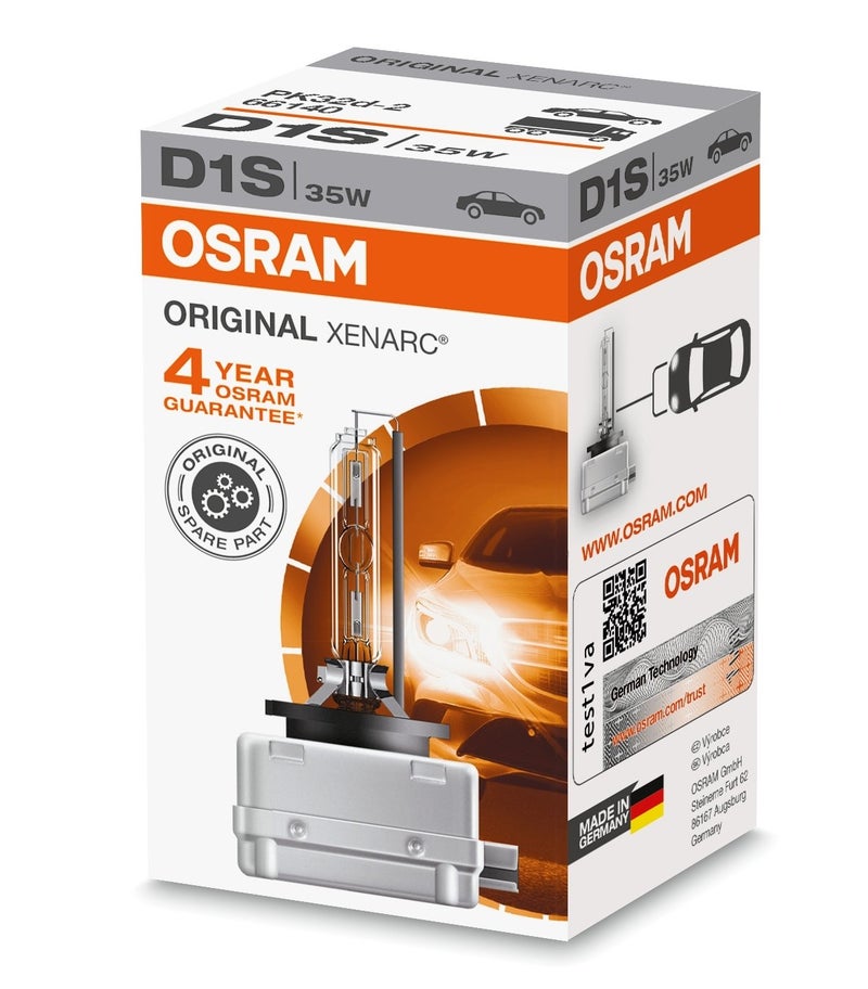 OSRAM Set of 2 (pair) D1S Osram Xenarc Original HID xenon bulb, discharge lamp | OEM quality | 66140 | Folding box (2 units) | Made in Germany - Image 3