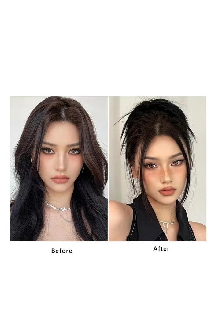 قطعة شعر، مشبك مخلب، كعكة شعر، زينة شعر للنساء، مشبك مخلب، ذيل حصان، وصلات شعر، تسريحة شعر مرفوعة، كعكة شعر مجعدة ومموجة، ربطة شعر مع مشبك - Image 3