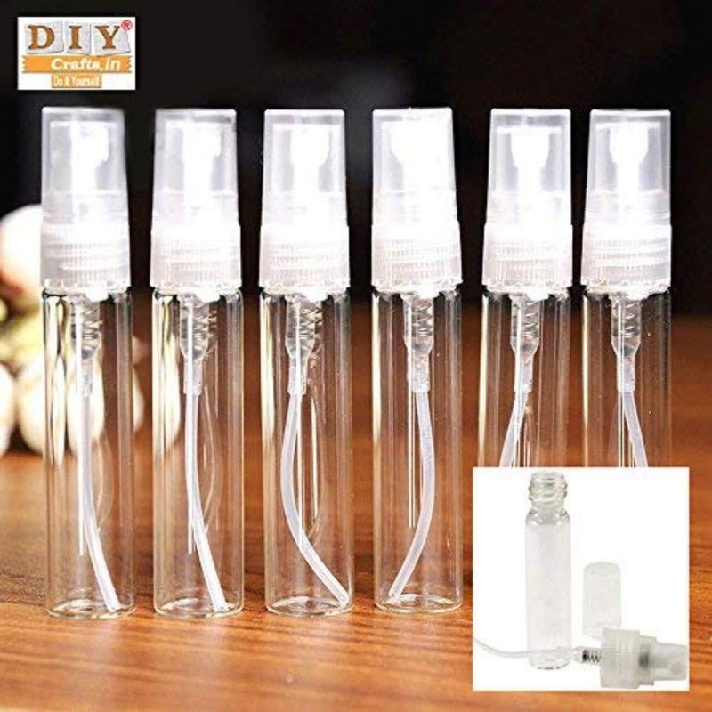 DIY Crafts Pack Of 12 Pc Design No 1 Small Refillable Medium Perfume Em Pack Of 12 Pc Design No 1 - Image 2