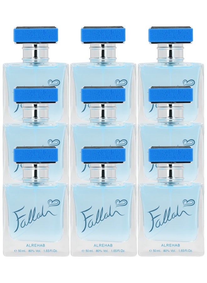 Alrehab 9 Pieces Fallah Perfume 50ML - Image 1