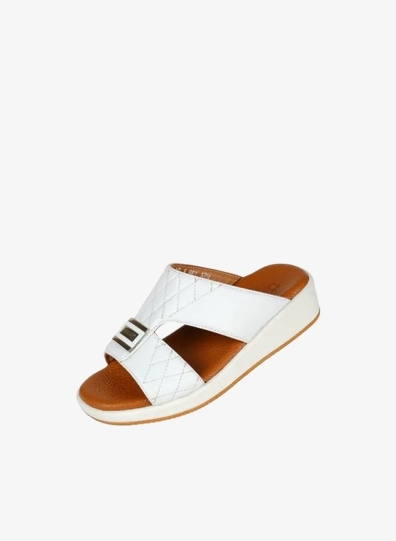 barjeel uno 008-3671 Barjeel Uno Boys Arabic Sandals MSA138 B White 26