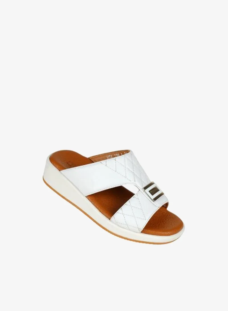 barjeel uno 008-3671 Barjeel Uno Boys Arabic Sandals MSA138 B White 26