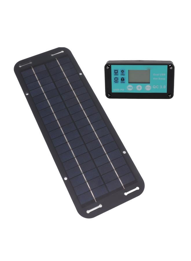 Thoraya 20W Solar Panel Black Solar Cell with Waterproof MPPT Controller for RV Home Vehicle Travel Camping  - Image 3