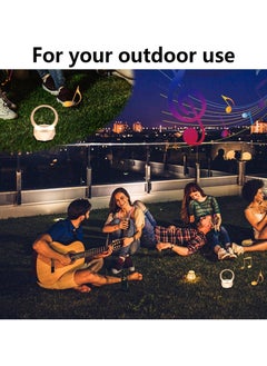 General Bluetooth speaker night light  3 light modes  portable table lamp dimmable RGB multi-color variable night light  suitable for girls boys and children  - Image 2