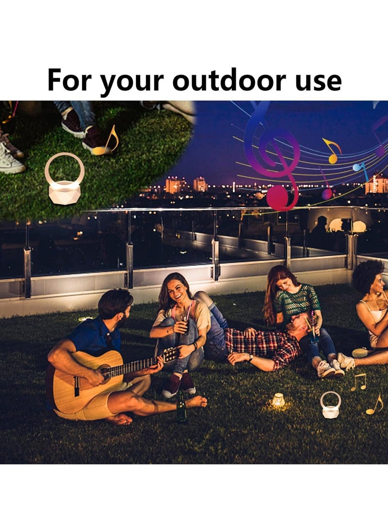 General - Bluetooth speaker night light  3 light modes  portable table lamp dimmable RGB multi-color variable night light  suitable for girls boys and children - Image 1