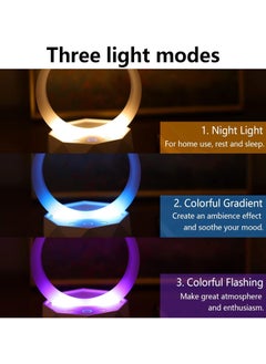 General Bluetooth speaker night light  3 light modes  portable table lamp dimmable RGB multi-color variable night light  suitable for girls boys and children  - Image 3