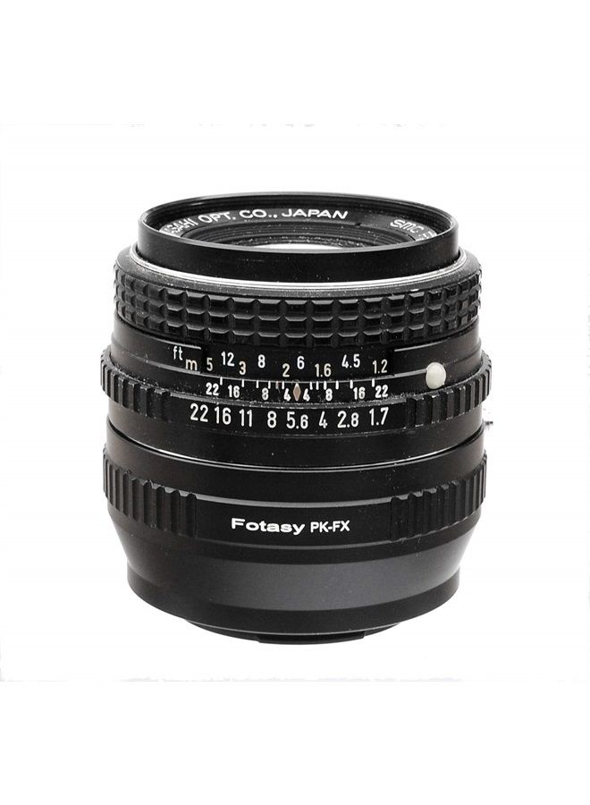 Fotasy PK lens to Fuji X Adapter, Adapter for Pentax K Mount, Compatible with Fujifilm X-Pro1 X-Pro2 X-Pro3 X-E2 X-E3 X-A10 X-T1 X-T2 X-T3 X-T4 X-T10 X-T20 X-T30 X-T30II X-T100 X-H1 - Image 3