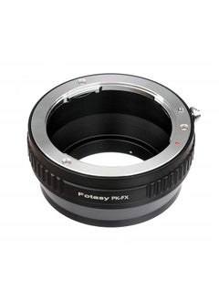 Fotasy PK lens to Fuji X Adapter, Adapter for Pentax K Mount, Compatible with Fujifilm X-Pro1 X-Pro2 X-Pro3 X-E2 X-E3 X-A10 X-T1 X-T2 X-T3 X-T4 X-T10 X-T20 X-T30 X-T30II X-T100 X-H1  - Image 1