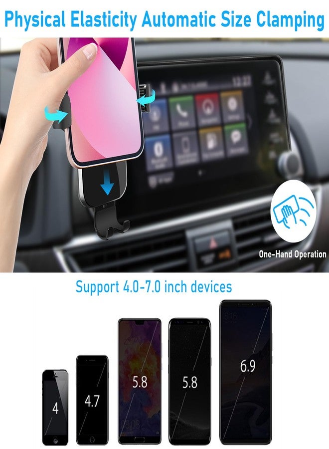 APESER Compatible with Honda Accord Phone Mount 2018 2019 2020 2021 2022,10th Gen Accord Phone Holder for 8 inch Navigation Screen,Accord Cell Phone Holder 360 Degree Rotation Mounted Anti-Shake,black - Image 5