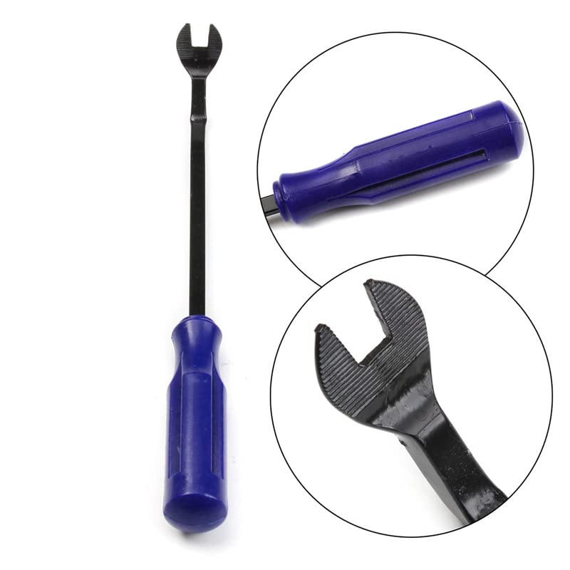 XLSFPY Auto Trim Rivet Removal Tool Kit, Fastener Car Panel Door Interior Window Tool, Auto Clip Fastener Remover Pry Tool, Clip Puller Rivet Removal Tool - Image 4