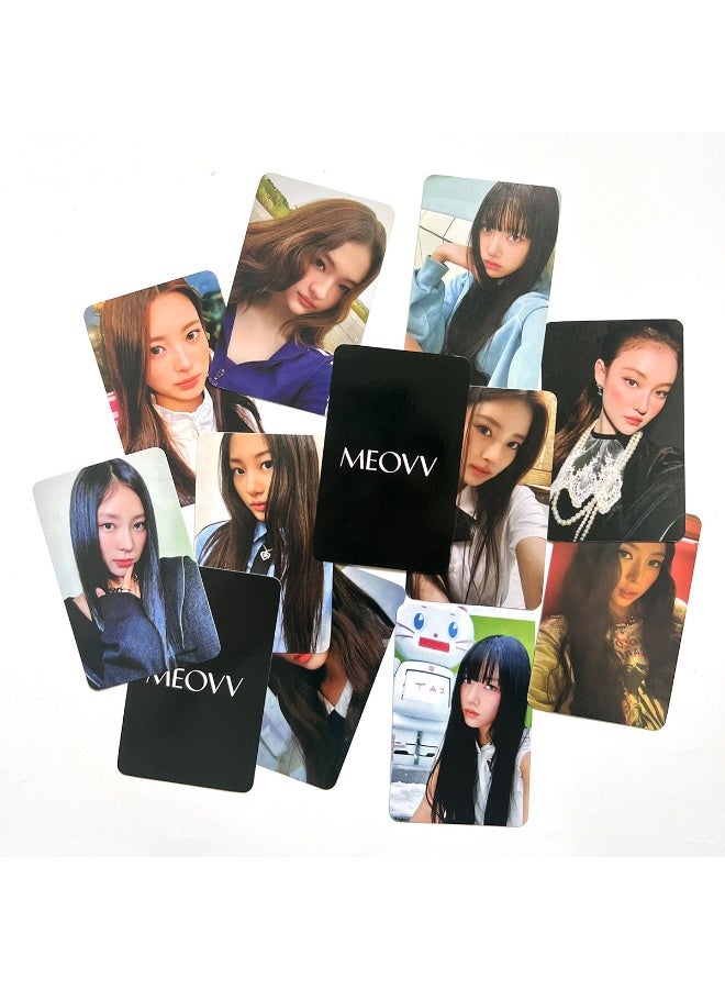 NIBEMINENT 5 Pcs Kpop MEOVV Anna Narin Gawon Lomo Cards Card For Fans Collection Gifts - Image 2