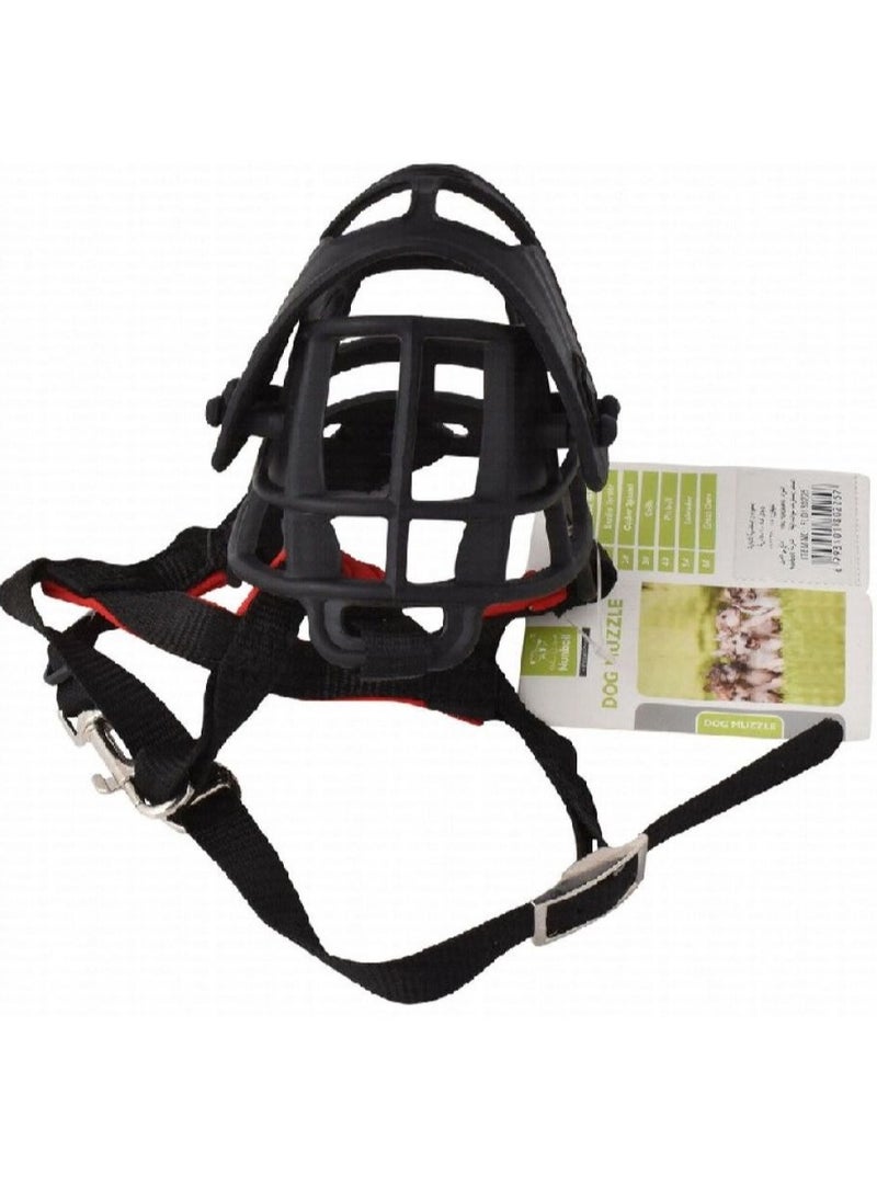 نونبيل الأسود رقم 6 كمامة المطاطية الناعمة.