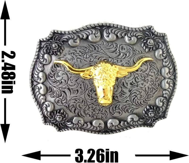 KDG Western cowboy belt buckle for belt accessories Custom buckle - Image 2