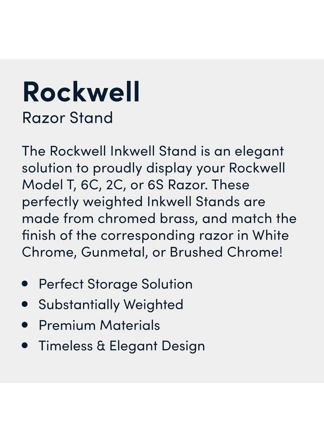 rockwell razors Rockwell Stand - Matte Stainless Steel - Image 3