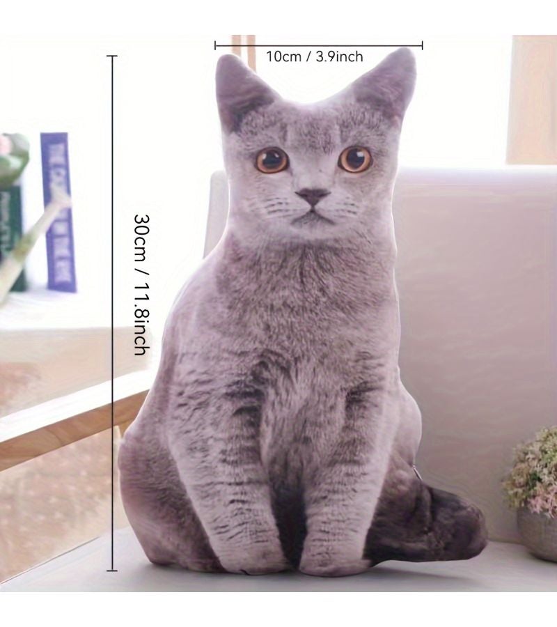 Custom Borderless Pet Pillow 17.8inch - Personalized Ugly Cute Throw Pillow with Custom Image for Home Bedroom Car Decoration - Image 3