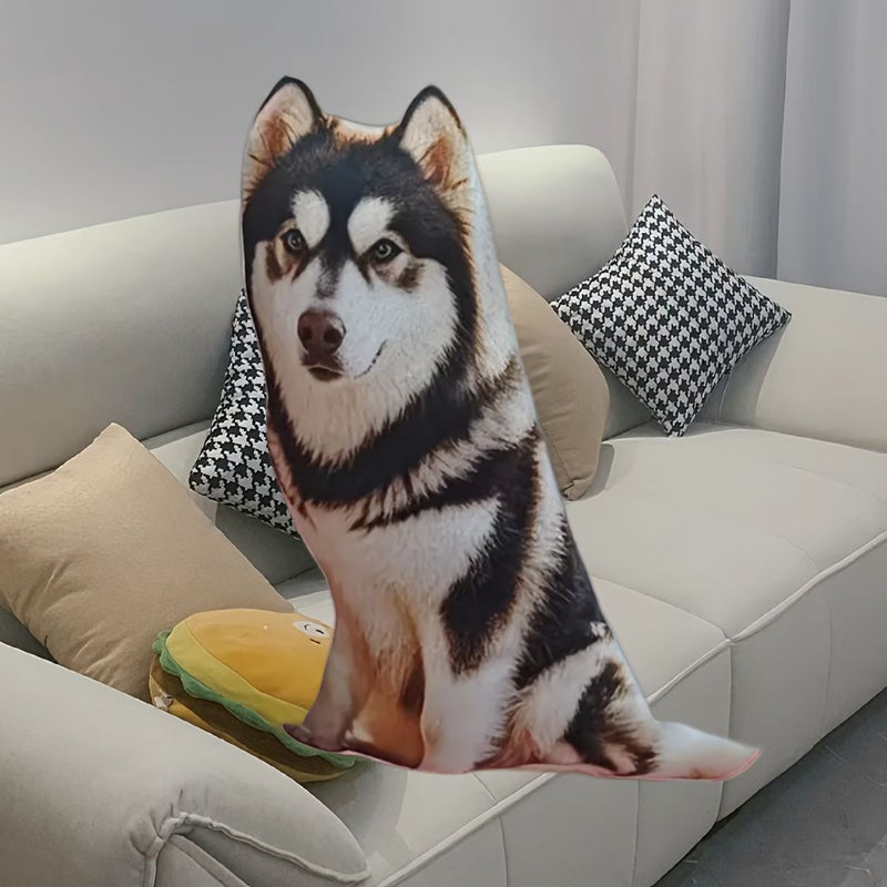 Custom Borderless Pet Pillow 17.8inch - Personalized Ugly Cute Throw Pillow with Custom Image for Home Bedroom Car Decoration - Image 1