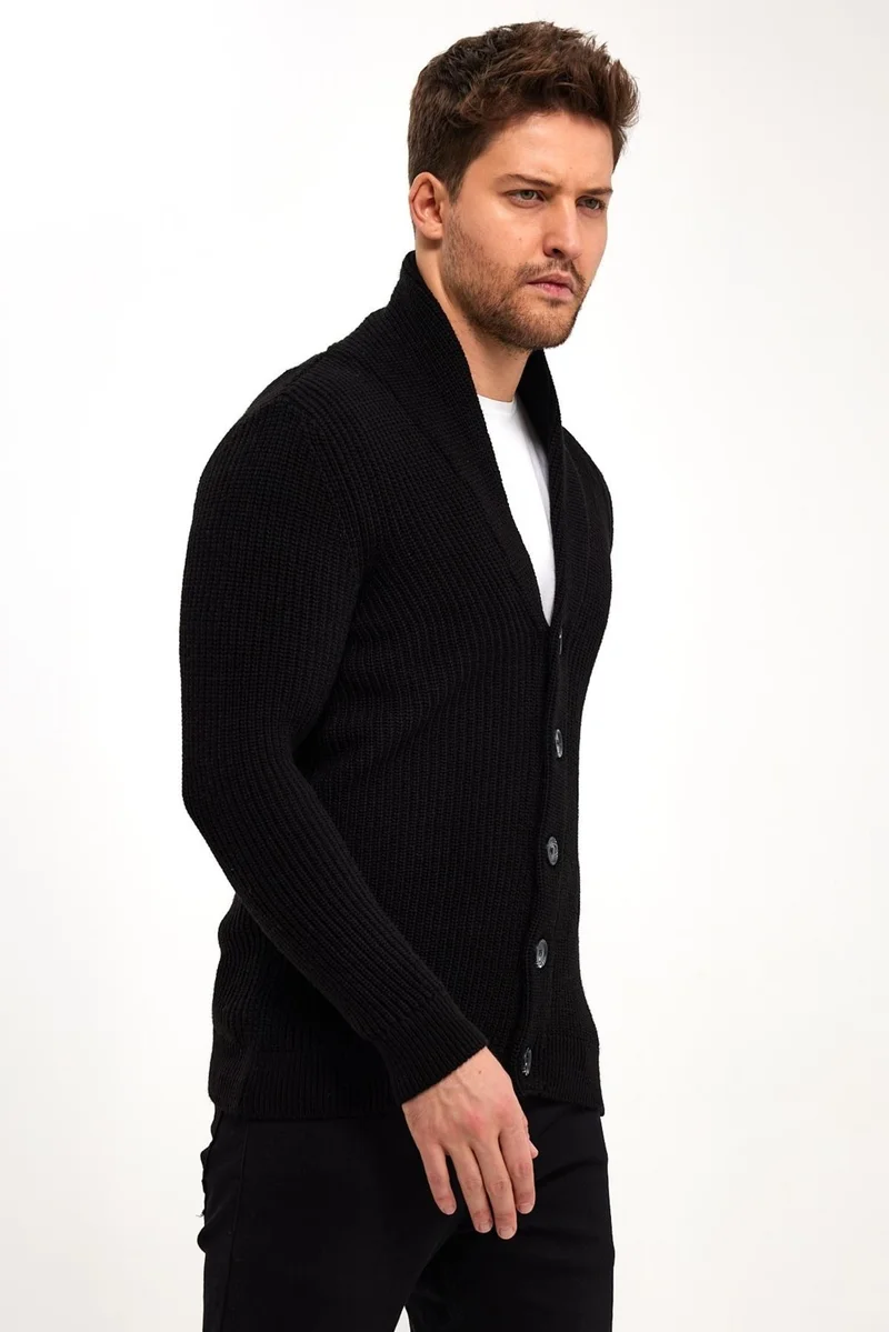 الكسندر جاردي Buttoned Selanik Knitted Cardigan (E23-6705)