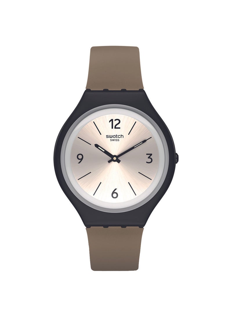Men Round Quartz Skinsand Watch Svub101