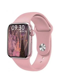 Telzeal TC 08 Mini Smart Watch With 3 Pair Strap Hand Bag Earing Ring And Chain For Ladies Pink  - Image 1
