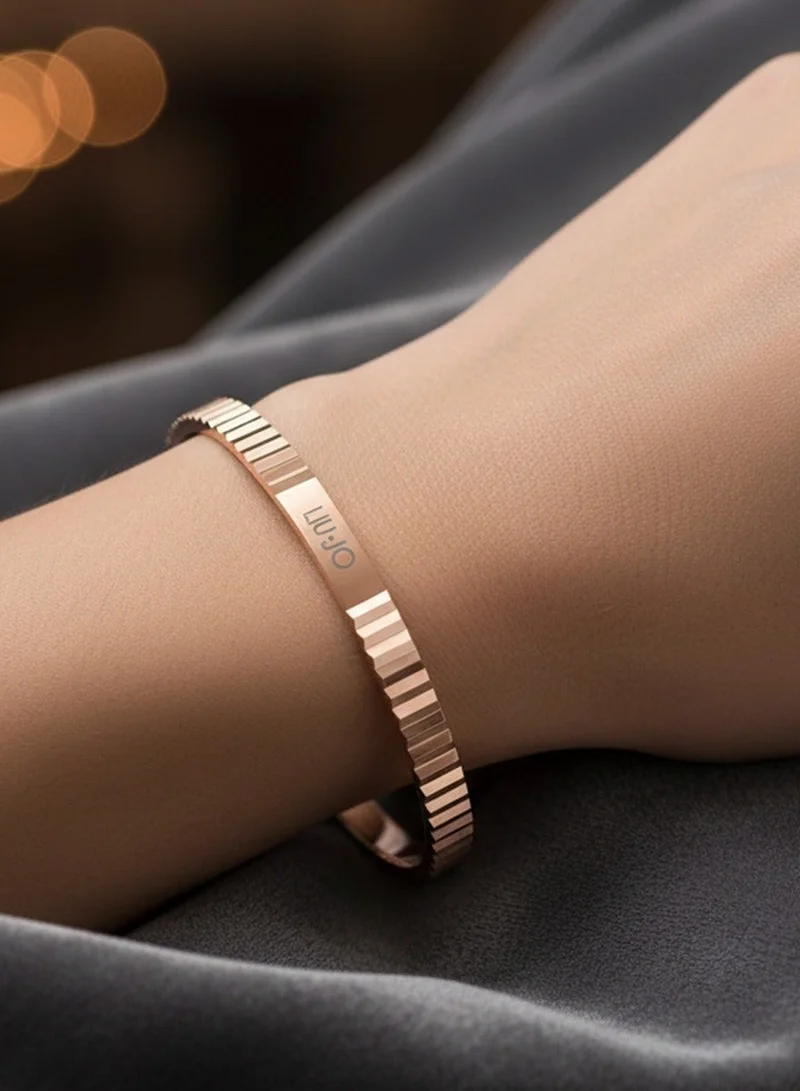 Liu Jo Liu Jo Grace Rosegold Bangle - LJ2395