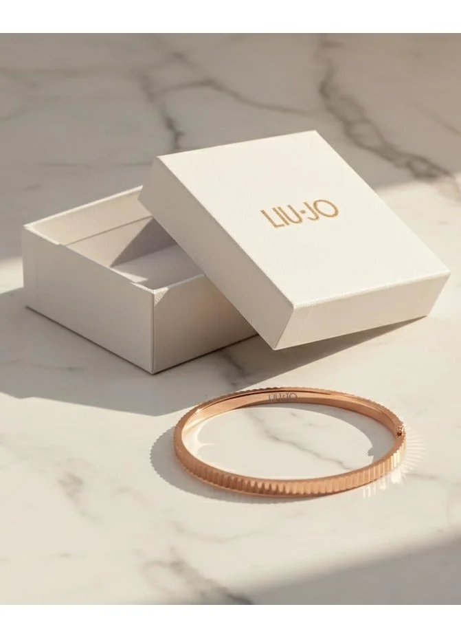Liu Jo  Liu Jo Grace Rosegold Bangle - LJ2395 for Women | Best Price UAE