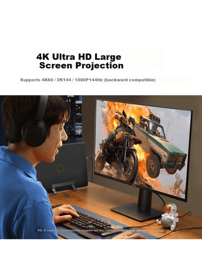 Wopul Ai Assistant Type-c 11-in-1 Multiport Docking Station Usb Hub 4k Hd Screen Casting Simultaneous Interpretation Meeting Recorder With Card Reader Expansion Dock Tc113 - Image 3