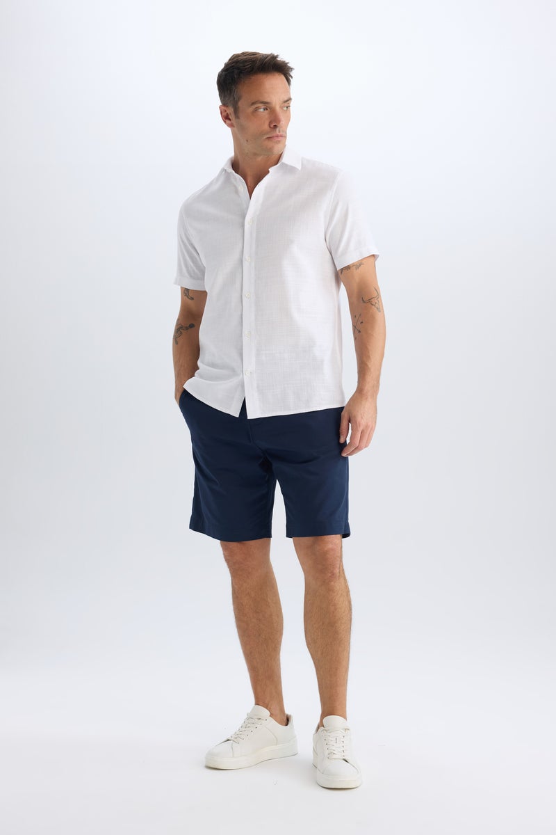 DeFacto Man Regular Fit Polo Collar Short Sleeve Shirt - Image 5