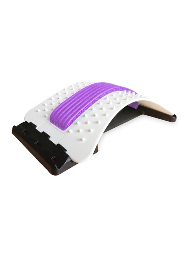 إسكدنيا جهاز تدليك مطاطي لدعم الظهر وأسفل الظهر 38.5 x 25.5 x 9.5سم