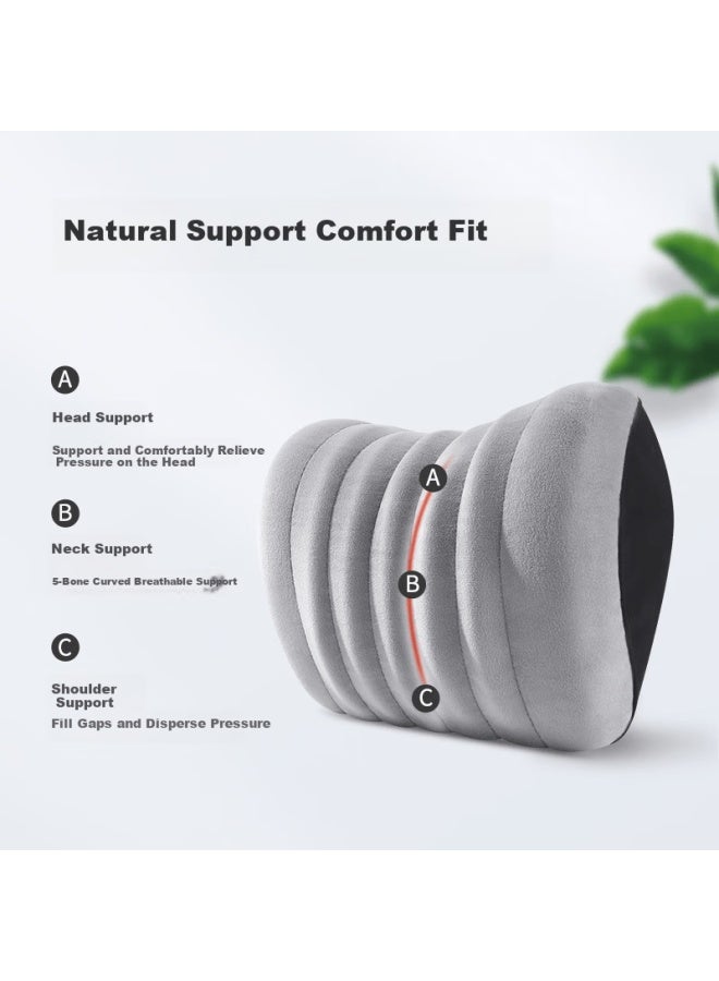 Icaroom Car Headrest, Neck Pillow, U-shaped Cushion, In-car Memory Foam Backrest, I-658mf - Image 2