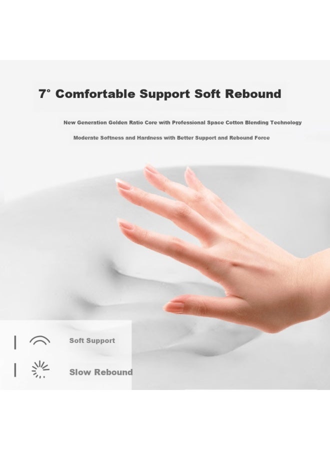 Icaroom Car Headrest, Neck Pillow, U-shaped Cushion, In-car Memory Foam Backrest, I-658mf - Image 4