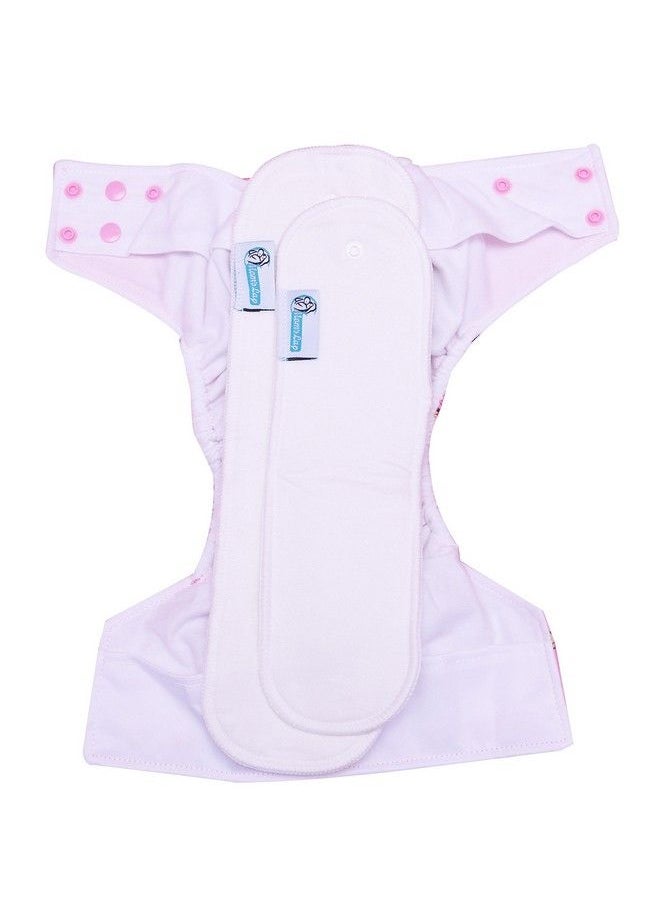 TOY-STATION Advanced Reusable Cloth Diaper With 2 Organic Bamboo Cotton Soakers (Reg Baby Soft Regular)  - Image 5
