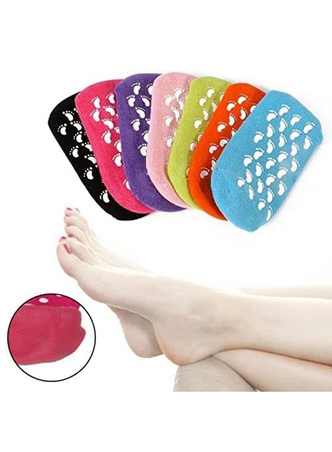 KIDINGTON Moisturizing Gel Socks, Ultra-Soft Moisturizing Socks with Spa Quality Gel for Moisturizing, Gel Socks Helps Repair Dry Cracked Skins (Color May Vary) - Image 3