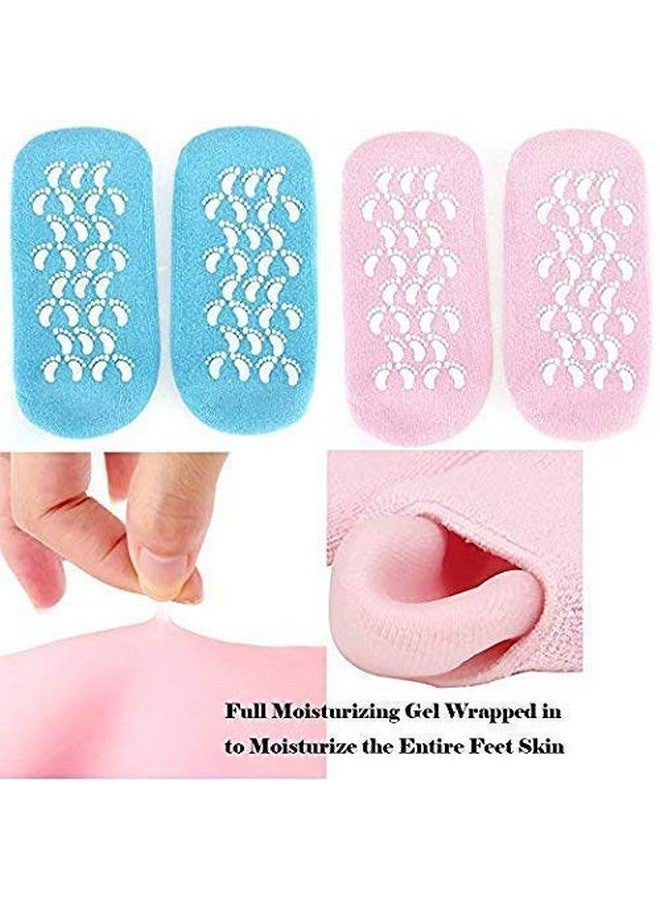 KIDINGTON Moisturizing Gel Socks, Ultra-Soft Moisturizing Socks with Spa Quality Gel for Moisturizing, Gel Socks Helps Repair Dry Cracked Skins (Color May Vary) - Image 5