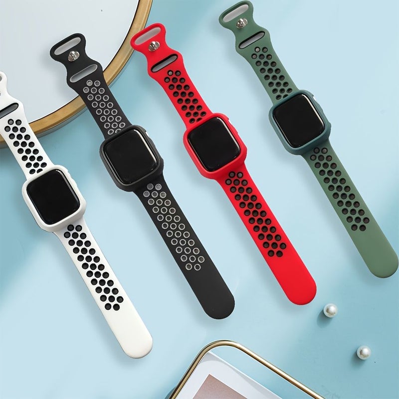 49mm White Watch Case with Silicone Strap Compatible for 38mm to 49mm Models - Image 5